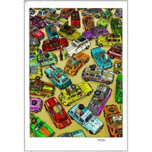 Affiche  "4L EMBOUTEILLAGE"  (50 x 70cm)