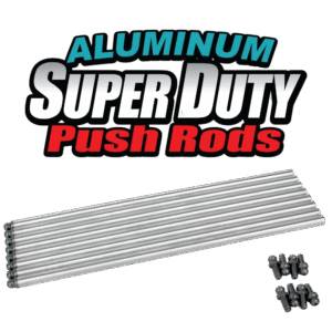 Set de 8 tiges de culbuteurs renforcées en aluminium à couper CB Perf longueur 11,500''